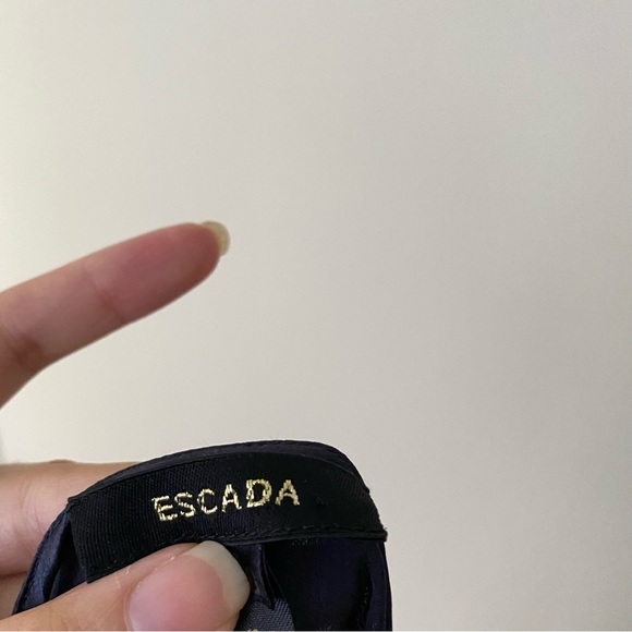 ESCADA Dark Navy 100% Silk Camisole - Picture 7 of 10